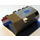 LEGO Light Gray Wedge 4 x 6 x 2.333 with Train Logo, Blue, White and Red Stripes Sticker (2916)