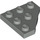 LEGO Light Gray Wedge Plate 3 x 3 Corner (2450)