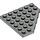 LEGO Light Gray Wedge Plate 6 x 6 Corner (6106)