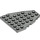 LEGO Gris clair Coin assiette 7 x 6 avec des encoches pour tenons (50303)
