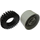 LEGO Light Gray Wheel 24 x 43 Technic with Tyre 24 x 43 Technic