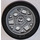 LEGO Light Gray Wheel Ø36.8 x 14 ZR with Black Tire (47481)