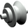 LEGO Light Gray Wheel Centre with Stub Axles (3464)