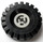 LEGO Light Gray Wheel Hub 8 x 17.5 with Axlehole with Tire 43 x 11 (17 mm Inside Diameter)