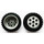 LEGO Light Gray Wheel Rim 30mm x 12.7mm Stepped with Tire 13 x 24