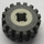 LEGO Light Gray Wheel Rim Ø8 x 6.4 without Side Notch with Small Tire with Offset Tread (without Band Around Center of Tread) (73420)