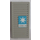 LEGO Lichtgrijs Venster 1 x 3 x 5 Shutter met Maersk logo (Links) Sticker