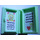 LEGO Light Green Book 2 x 3 with Butterflies Diary Sticker (33009)
