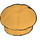 LEGO Orange clair Chef&#039;s Chapeau avec Bun (3898 / 42488)