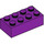 LEGO Lichtpaars Steen 2 x 4 (3001 / 72841)