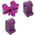 LEGO Violet clair Minifigure Hanches et jambes (73200 / 88584)