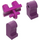 LEGO Morado claro Minifigura Caderas y piernas (73200 / 88584)