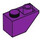LEGO Violet clair Pente 1 x 2 (45°) Inversé (3665)