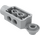 LEGO Light Stone Gray Brick 2 x 3 with Horizontal Hinge and Socket (47454)