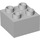 LEGO Light Stone Gray Duplo Turn Brick 2 x 2 (44538 / 44734)