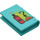 LEGO Turquoise clair Book 2 x 3 avec rouge Flask, Bottles et Culture Tube (33009)