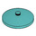 LEGO Licht turquoise Dish 4 x 4 (Solide nop) (3960 / 30065)