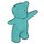 LEGO Turquoise clair Minifigure Teddy Bear (6186)