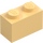 LEGO Light Yellow Brick 1 x 2 with Bottom Tube (3004 / 93792)