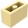 LEGO Light Yellow Brick 1 x 2 with Bottom Tube (3004 / 93792)