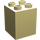 LEGO Light Yellow Duplo Brick 2 x 2 x 2 (31110)