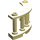 LEGO Jaune clair Clôture Spindled 4 x 4 x 2 Trimestre Rond avec 2 goujons (30056)