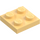 LEGO Light Yellow Plate 2 x 2 (3022 / 94148)