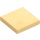 LEGO Light Yellow Tile 2 x 2 with Groove (3068 / 88409)