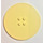 LEGO Light Yellow Tile 8 x 8 Round with 2 x 2 Center Studs (6177)