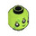 LEGO Limette Alien Minifigure Kopf (Sicherheitsbolzen) (3274 / 105888)