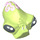 LEGO Lime Alien Pilot Head (12162 / 96146)