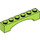 LEGO Lime Bue 1 x 6 Hevet bue (92950)