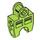 LEGO Chaux Balle Connecteur avec Perpendiculaire Axleholes et Vents et fentes latérales (32174)