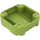 LEGO Chaux Boîte 8 x 8 x 2 (65129)