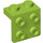 LEGO Lime Bracket 1 x 2 with 2 x 2 (21712 / 44728)