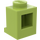 LEGO Limette Backstein 1 x 1 mit Scheinwerfer (4070 / 30069)
