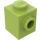 LEGO Lime Brick 1 x 1 with Stud on One Side (87087)