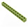 LEGO Lime Klods 1 x 12 med Huller (3895)