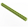 LEGO Lime Brick 1 x 16 with Holes (3703)