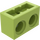 LEGO Lime Brick 1 x 2 with 2 Holes (32000)