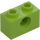 LEGO Lime Kloss 1 x 2 med Hål (3700)