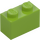 LEGO Lime Brick 1 x 2 with Studs on One Side (11211)