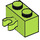 LEGO Limette Backstein 1 x 2 mit Vertikale Clip (O-Clip öffnen) (42925 / 95820)