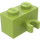 LEGO Lime Brick 1 x 2 with Vertical Clip (Open &#039;O&#039; clip) (42925 / 95820)