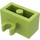 LEGO Limette Backstein 1 x 2 mit Vertikale Clip (O-Clip öffnen) (42925 / 95820)