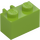 LEGO Lime Brick 1 x 2 with Vertical Clip with Open &#039;O&#039; Clip (42925 / 95820)