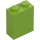 LEGO Lime Brick 1 x 2 x 2 with Inside Stud Holder (3245)