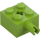 LEGO Lime Kloss 2 x 2 med Stift och axelhål (6232 / 42929)