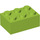 LEGO Lime Brick 2 x 3 (3002)