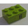 LEGO Lime Brick 2 x 3 with &#039;6&#039; Sticker (3002)